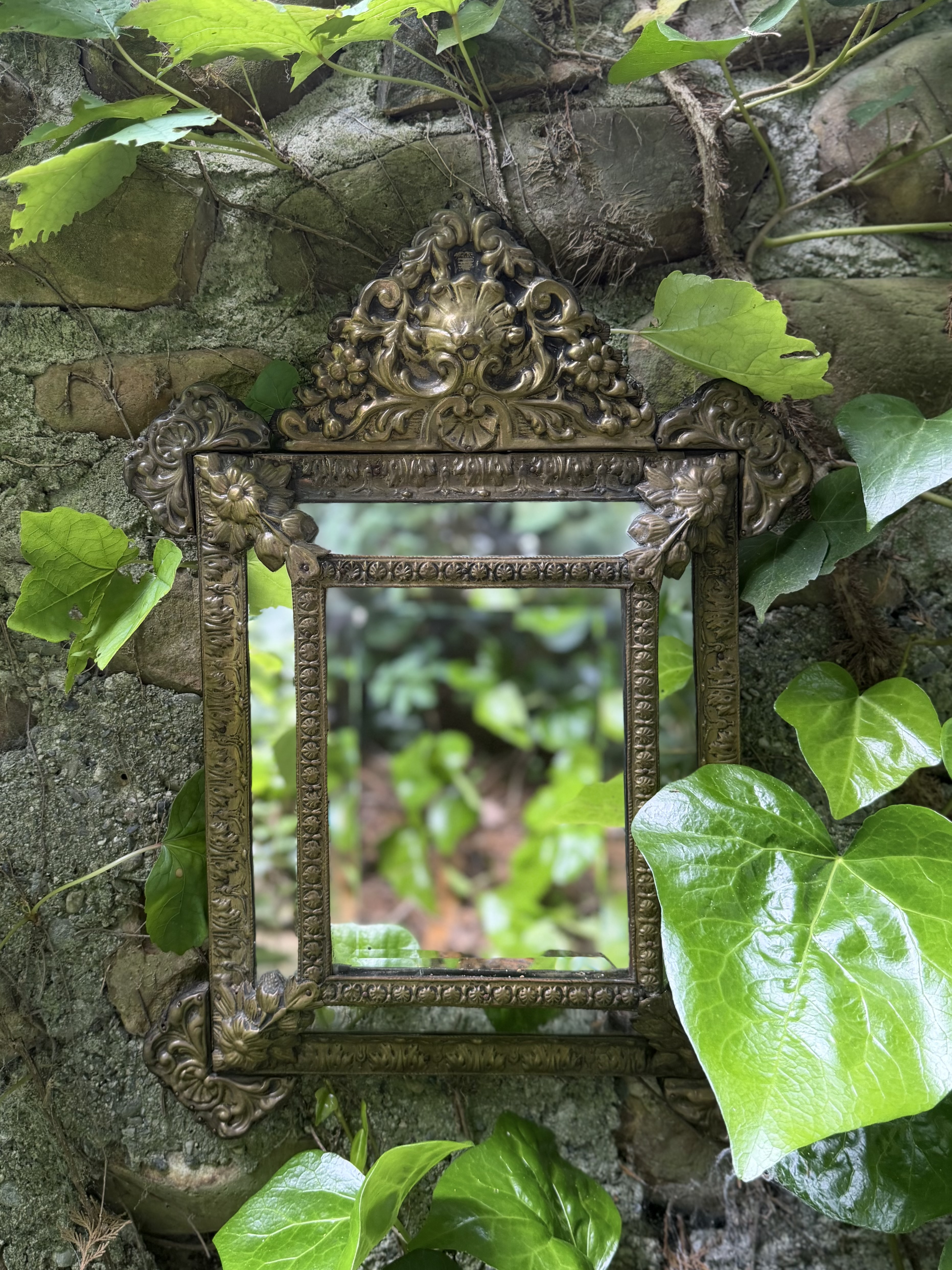 Louis Philippe Repoussé Mirror
