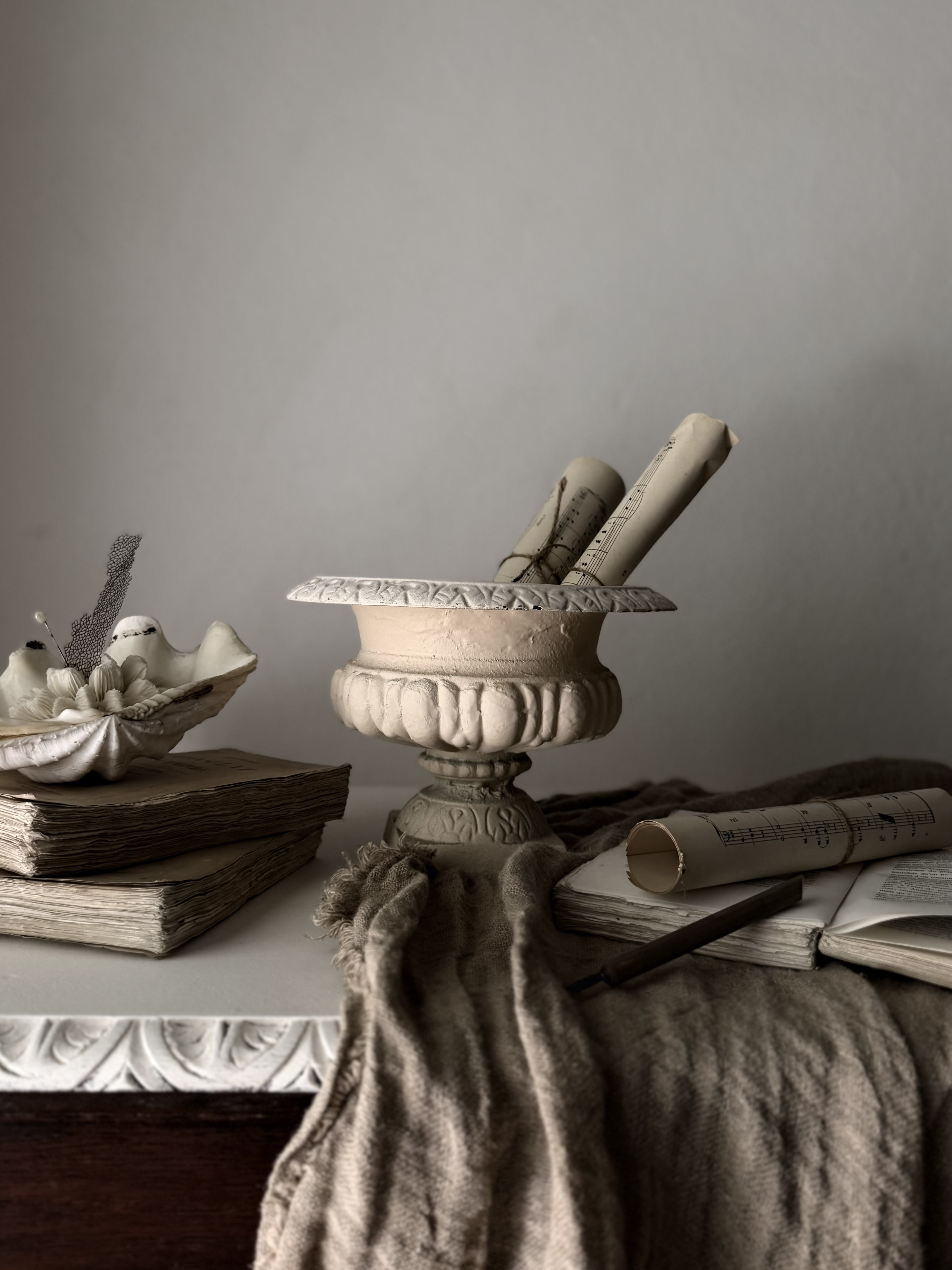 Antique Cast Iron Jardinière